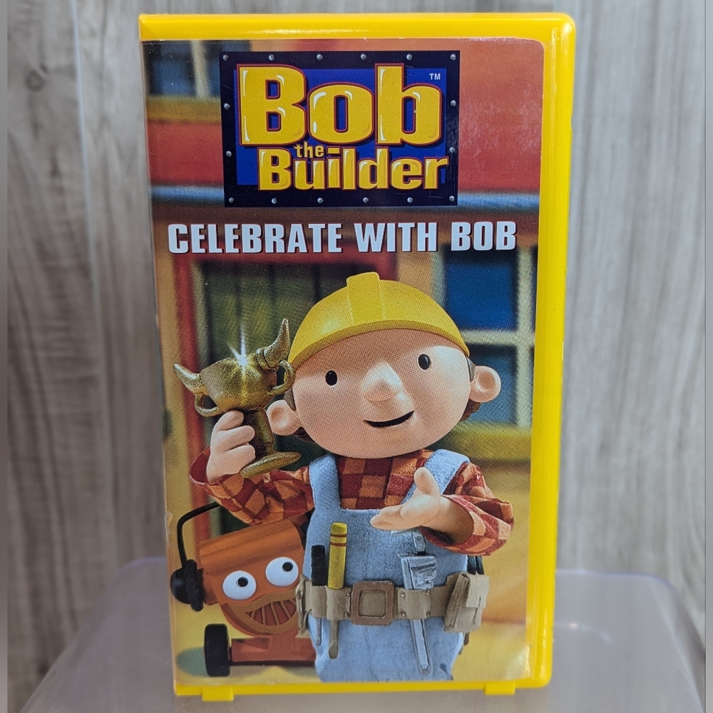 Bob the Builder VHS Tape Celebrate with Bob Vintage 2002 Y2K Big Surprise
